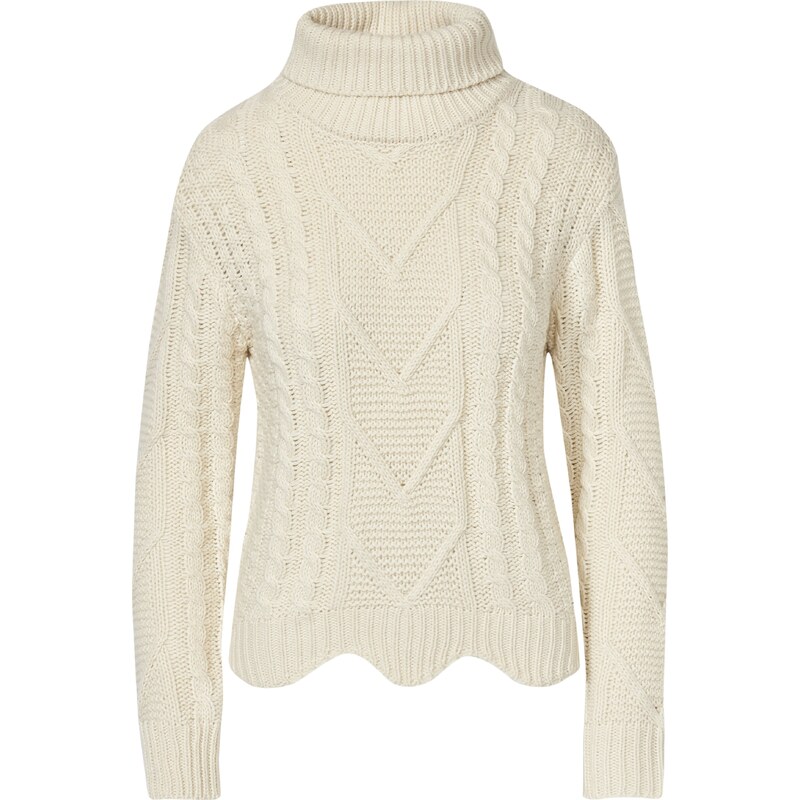 KOROSHI Sveter šedobiela 58139445