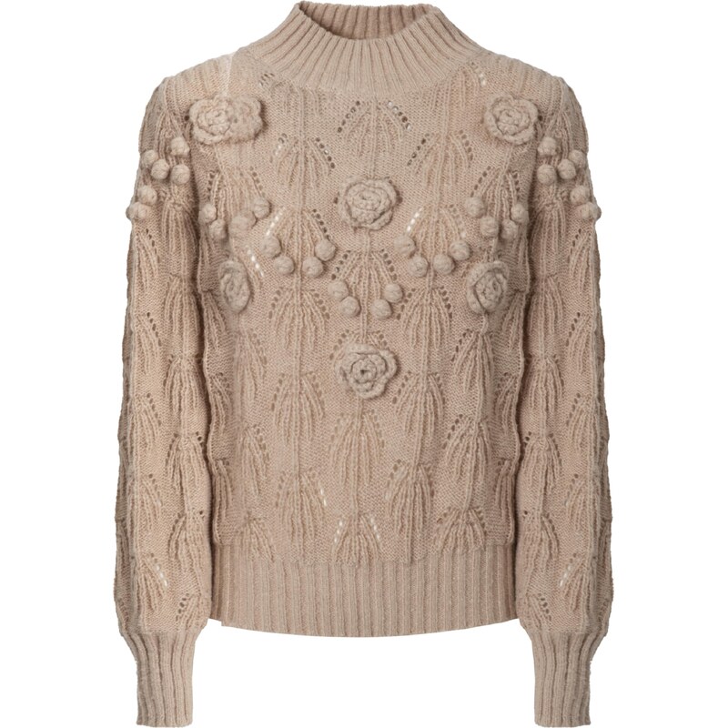 Influencer Sveter kapučíno 58138846