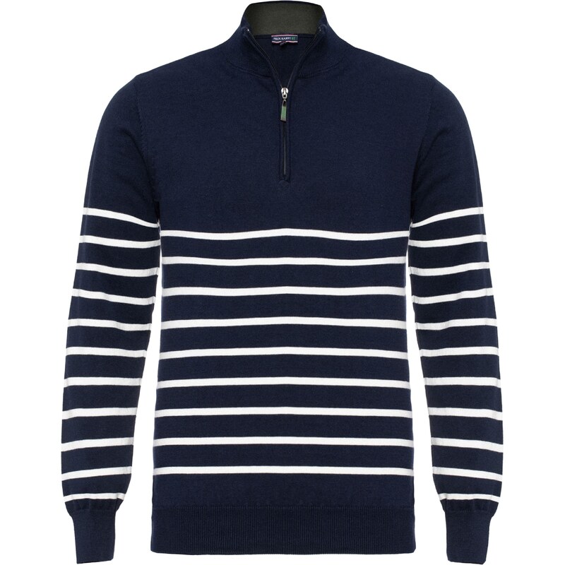 Felix Hardy Sveter námornícka modrá / biela 67007672
