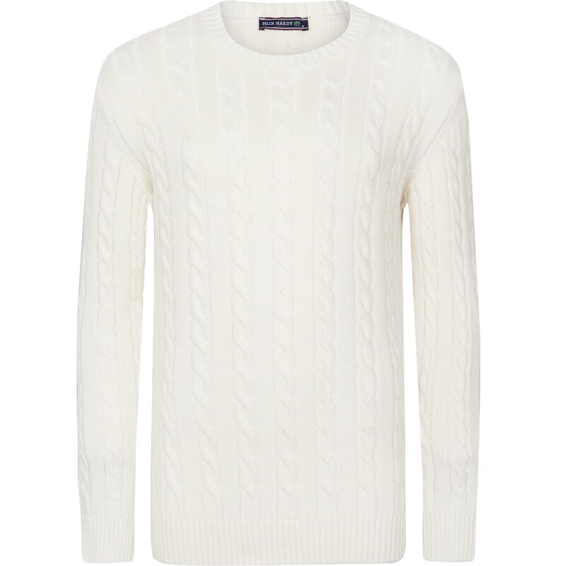 Felix Hardy Sveter šedobiela 58139255