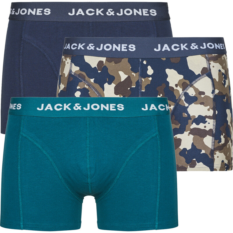 Jack & Jones Boxerky JACCAMOFLAGE X3 Jack & Jones 58146755