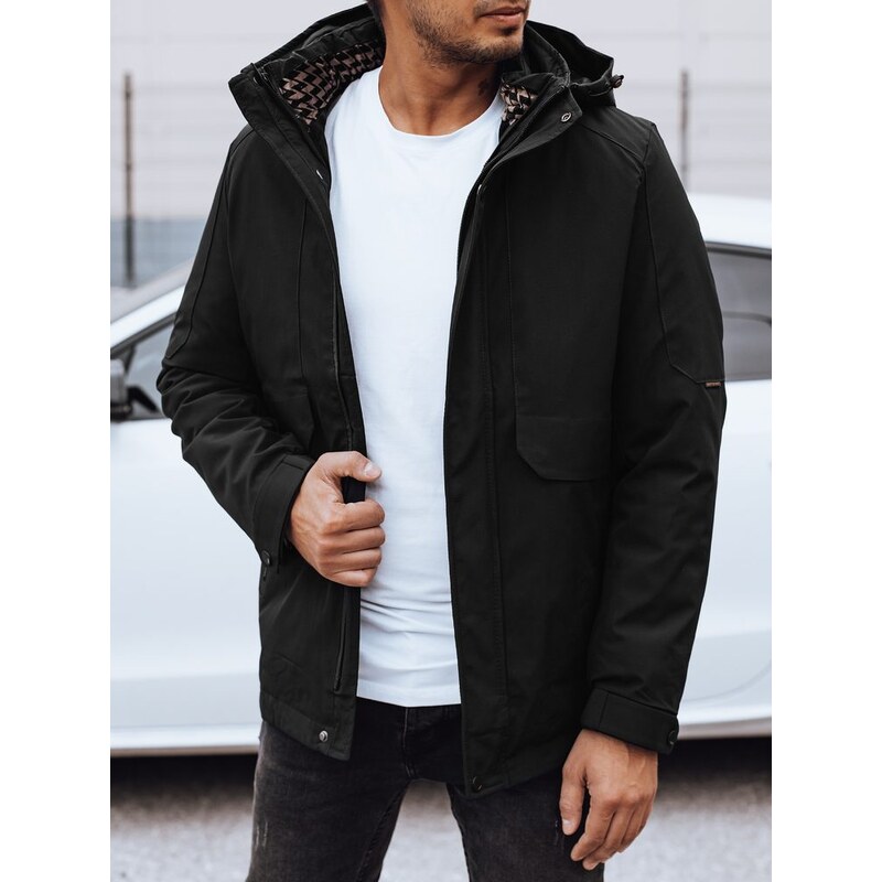 Dstreet Módna čierna zimná pánska bunda 65637933