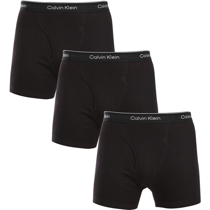 3PACK pánske boxerky Calvin Klein čierne (NB4003A-001) 58148590