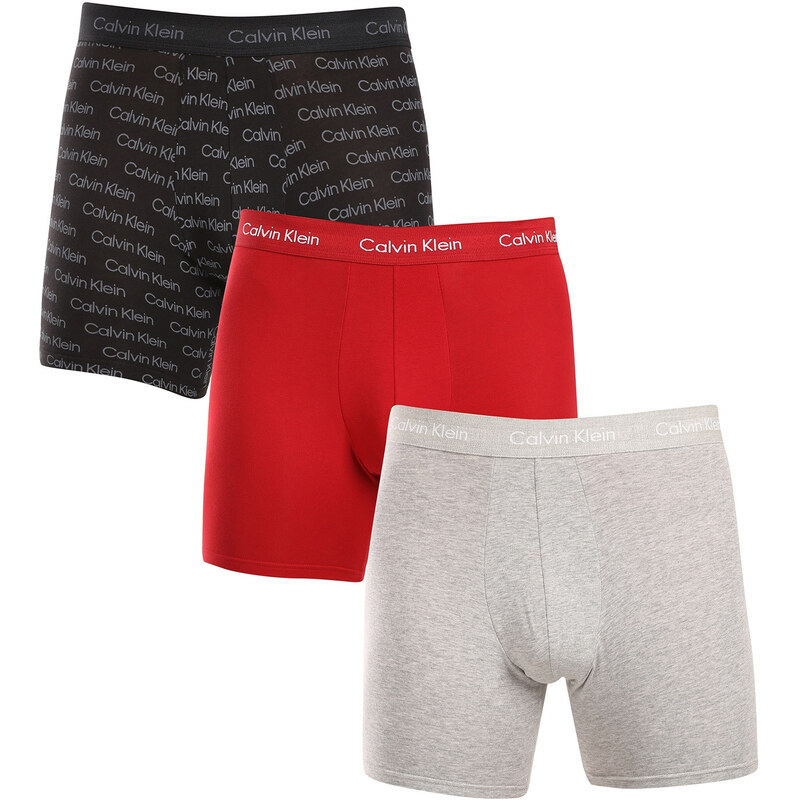 3PACK pánske boxerky Calvin Klein viacfarebné (NB3057A-QYP) 58148592