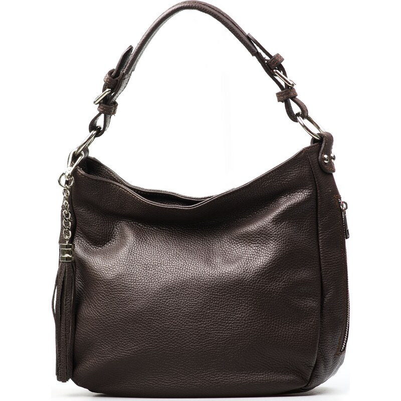 Blaire Kožená kabelka Mira hnedá 65916139