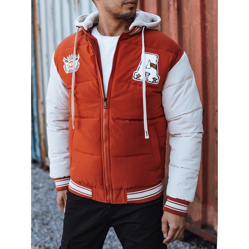 Dstreet Červená prešívaná bomber bunda 65637927