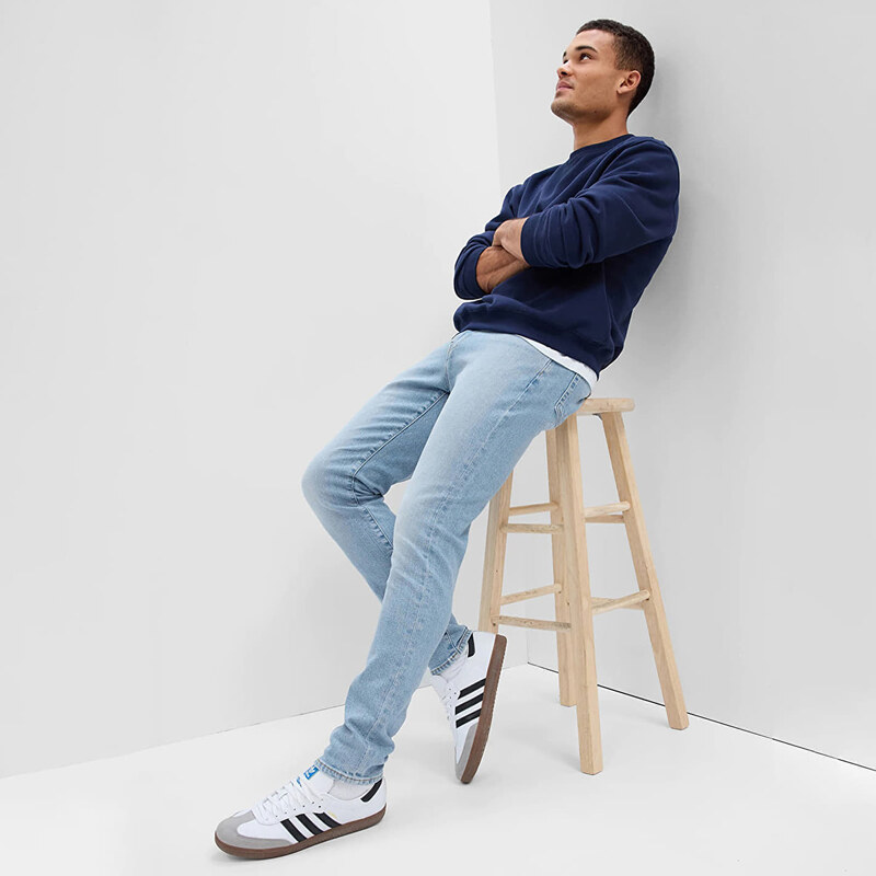 Džínsy GAP Denim Pants Slim Taper Light Wash W36/L32 58150330