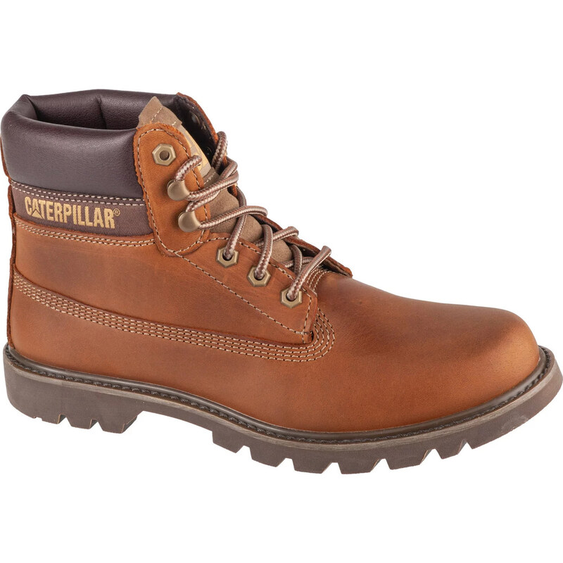 Svetlohnedé kožené členkové topánky Caterpillar Colorado 2.0 P110427 58151902