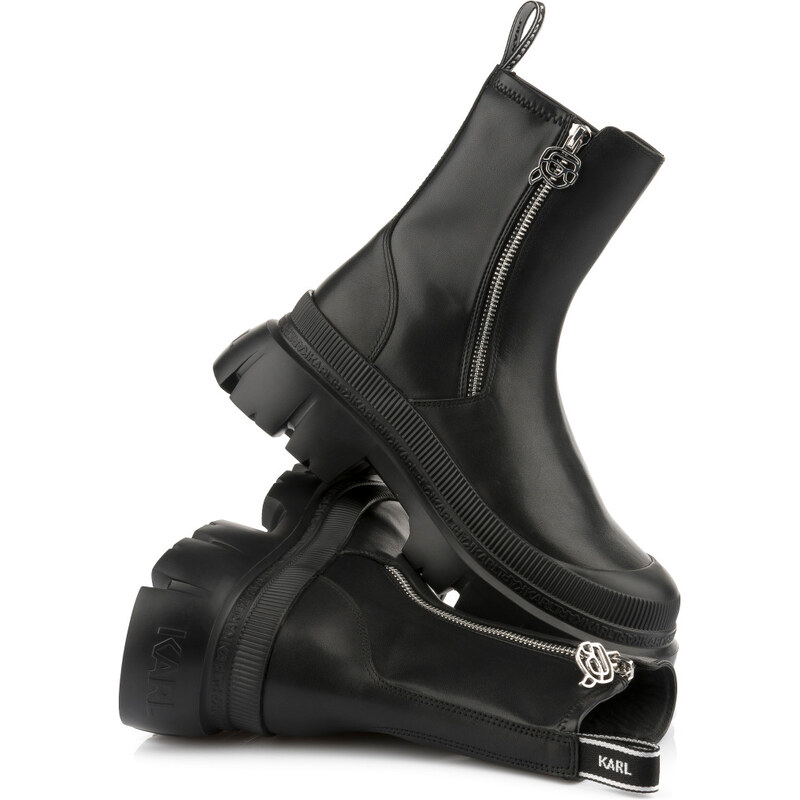 ČLENKOVÁ OBUV KARL LAGERFELD TREKKA MAX NFT ZIP STRETCH BOOT 58164592