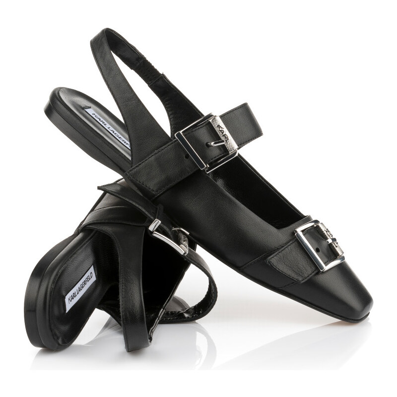 BALERÍNKY KARL LAGERFELD KONNIE DOUBLE STRAP PUMP 58164595
