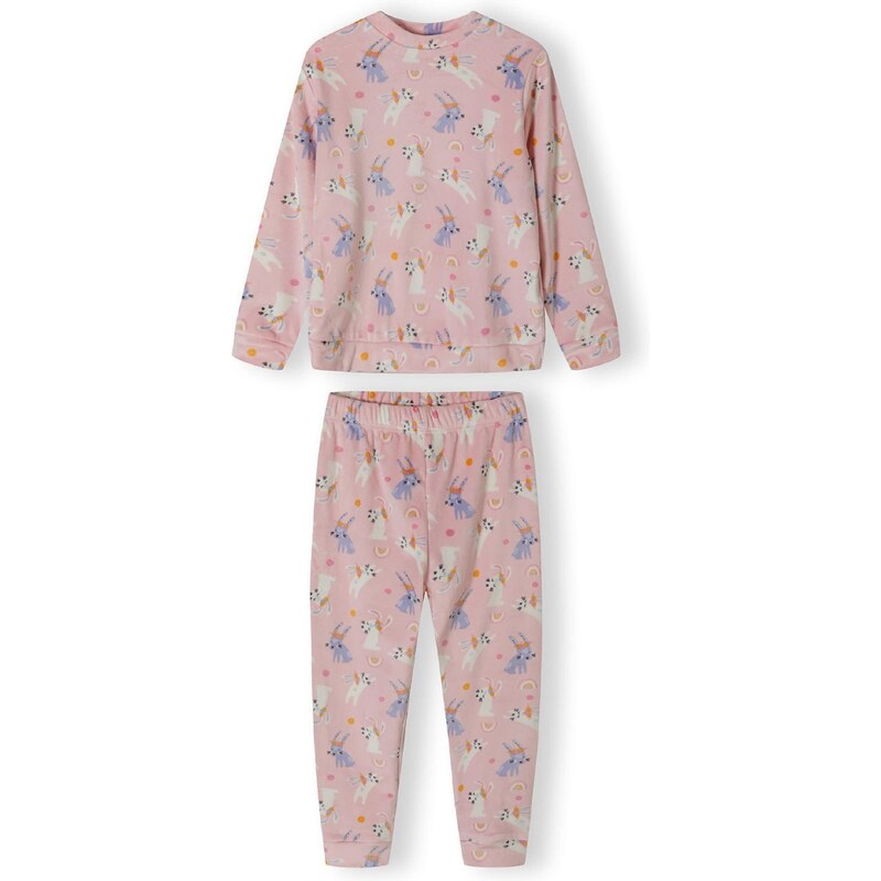 MINOTI Pyžamo zmiešané farby / staroružová 58156260