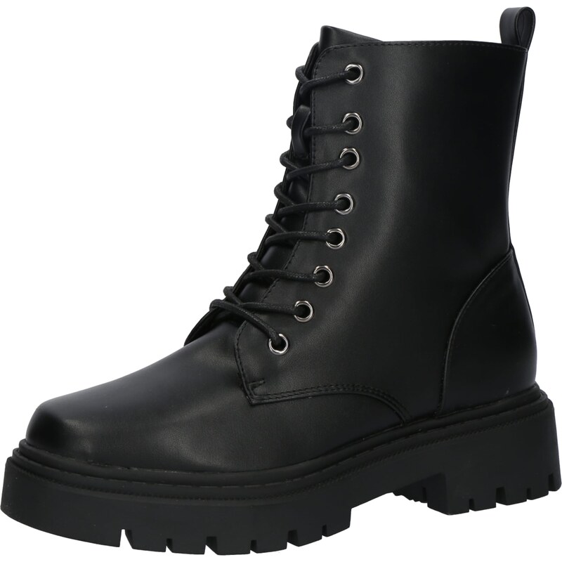 ABOUT YOU Šnurovacie členkové čižmy Delia čierna 58375254