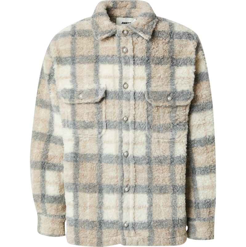 MOUTY Prechodná bunda DITA béžová / svetlobéžová / tmavosivá 58156700