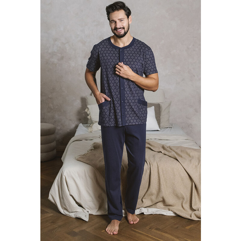 Pánske pyžamo Italian Fashion Ricardo kr.r. dł.sp. 58170172