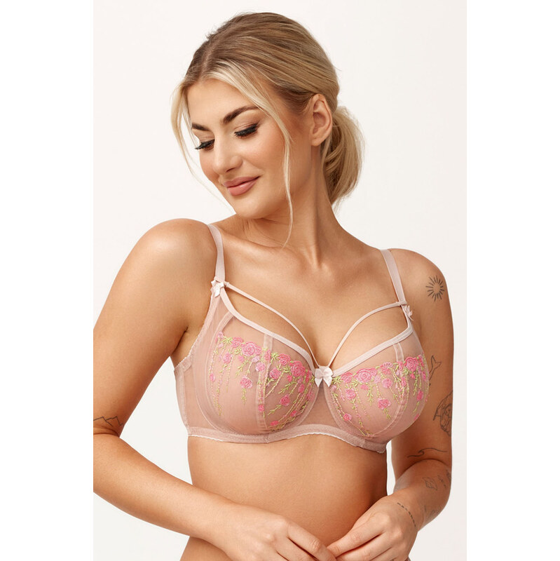 Podprsenka Azal Flora - nevystužená 67171201