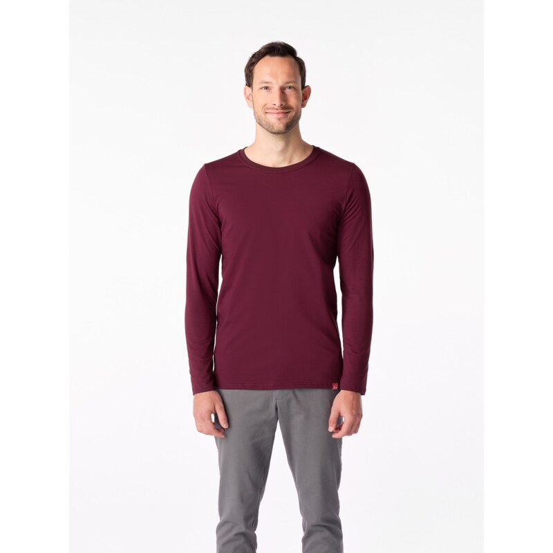 Pánske tričko CityZen CALI bordová 58159938