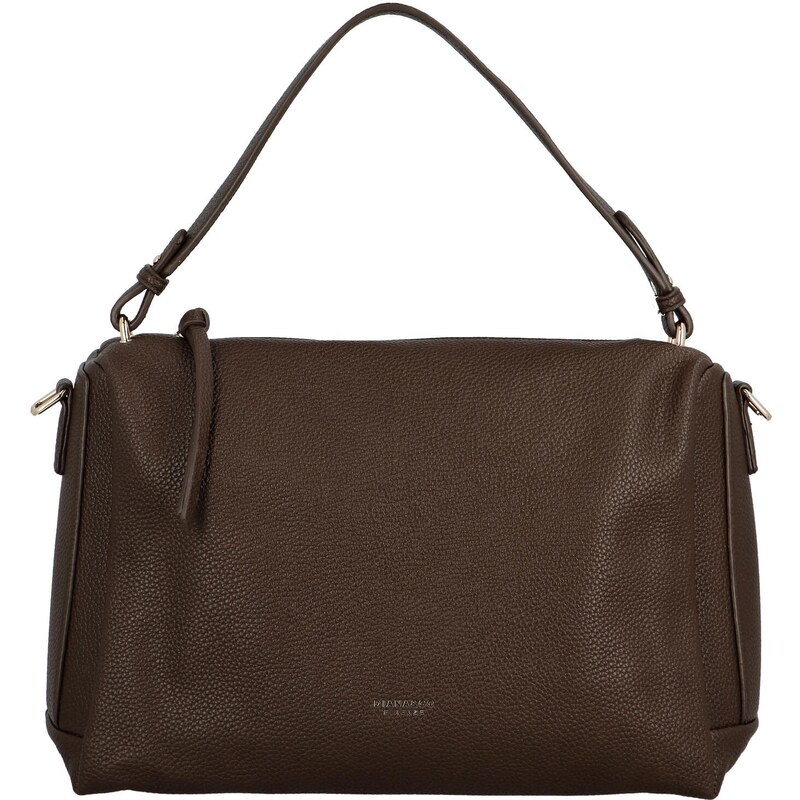 Dámska kabelka do ruky tmavohnedá - DIANA & CO Ayato hnedá 58177007