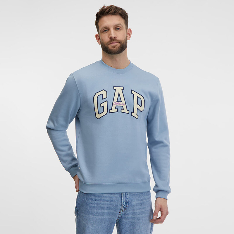 Mikina GAP Core Logo Sweatshirt New England Sky XS 58169978