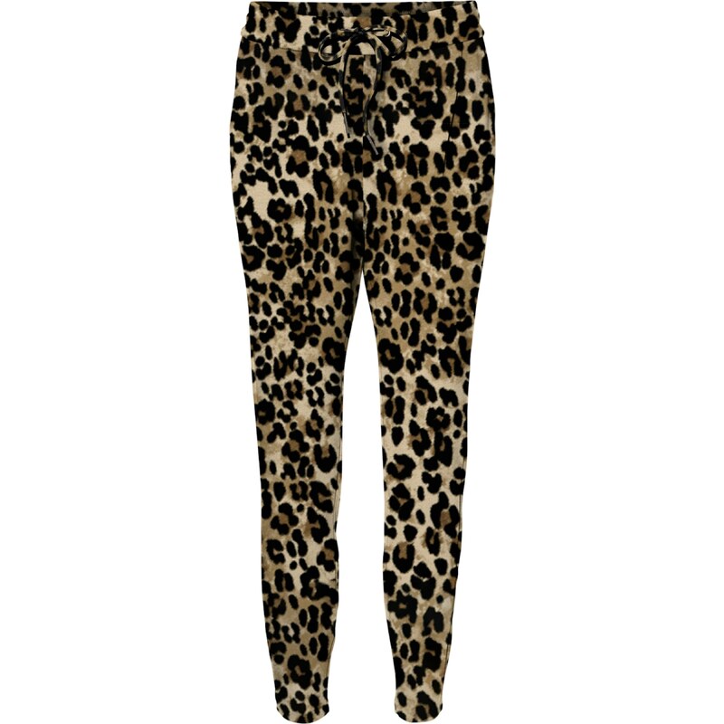VERO MODA Plisované nohavice VMEVA nebielená / karamelová / čierna 58363241