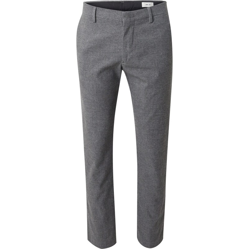 NN07 Chino nohavice Theo sivá melírovaná 58172144