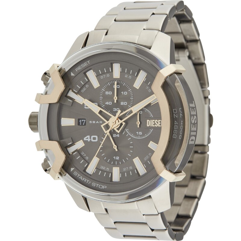 DIESEL Analógové hodinky zlatá / antracitová / strieborná 65189879