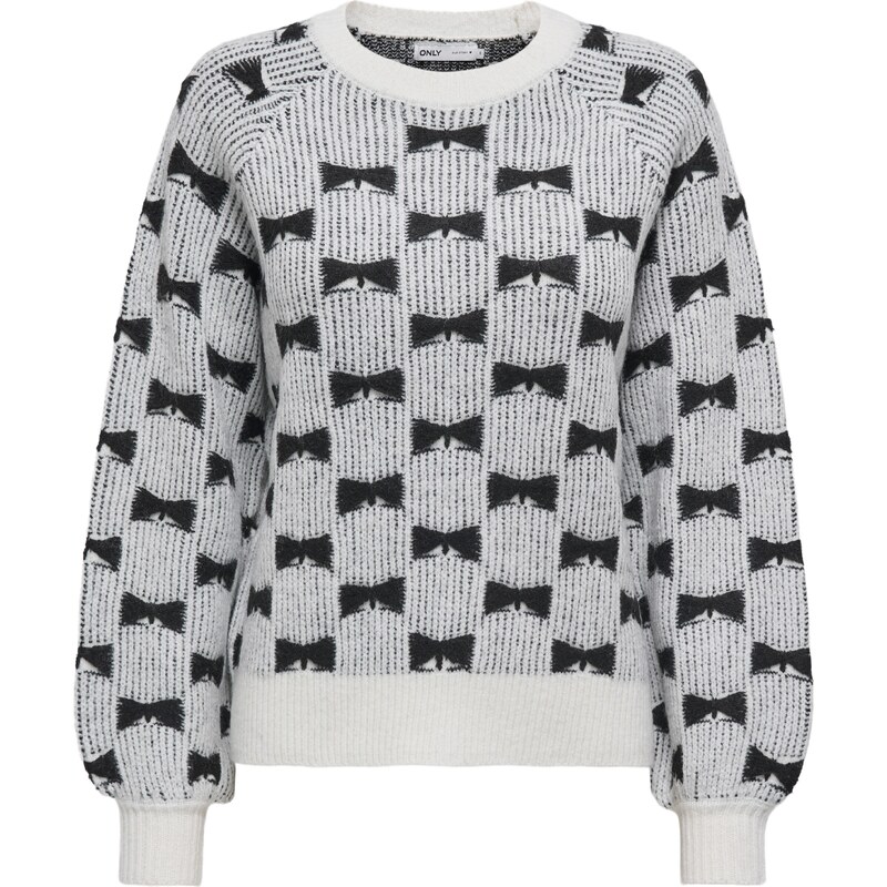 ONLY Sveter čierna / biela 61157691