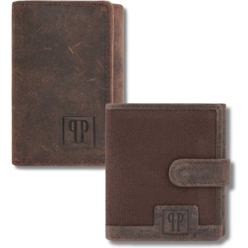 Paolo Peruzzi Darčeková sada - pánska peňaženka a kožené puzdro na 58167367