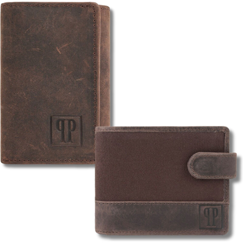 Paolo Peruzzi Darčeková sada pánska peňaženka a kožené puzdro na kľúče 58167368