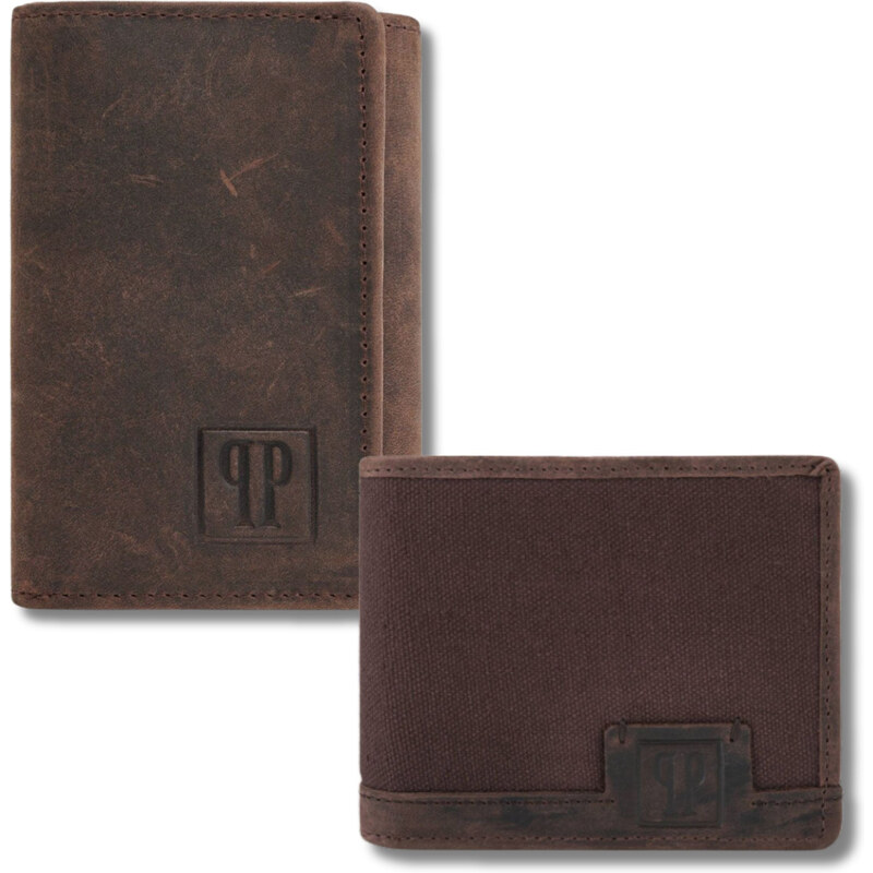 Paolo Peruzzi Darčeková sada - pánska peňaženka a kožené puzdro na 58160539