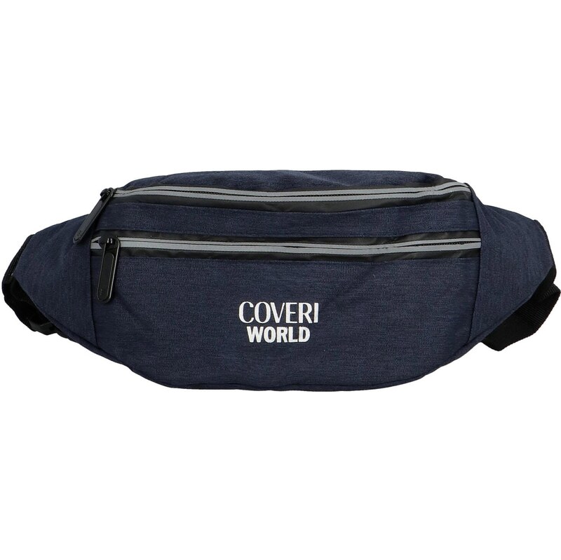 Trendy textilná oblička Coveri Koloman, modrá 66736493