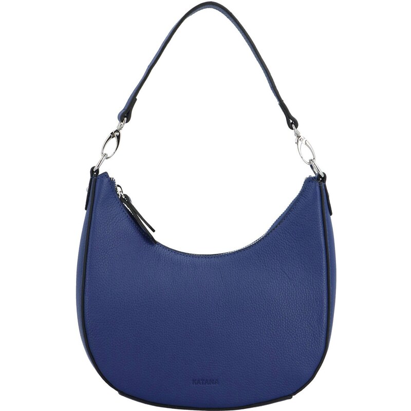 Dámska kožená crossbody kabelka modrá - Katana Cloenta modrá 58278796