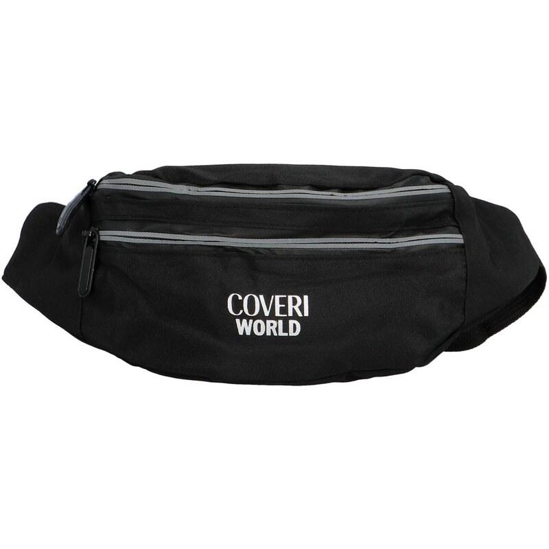 Trendy textilná oblička Coveri Koloman, čierna 66736495