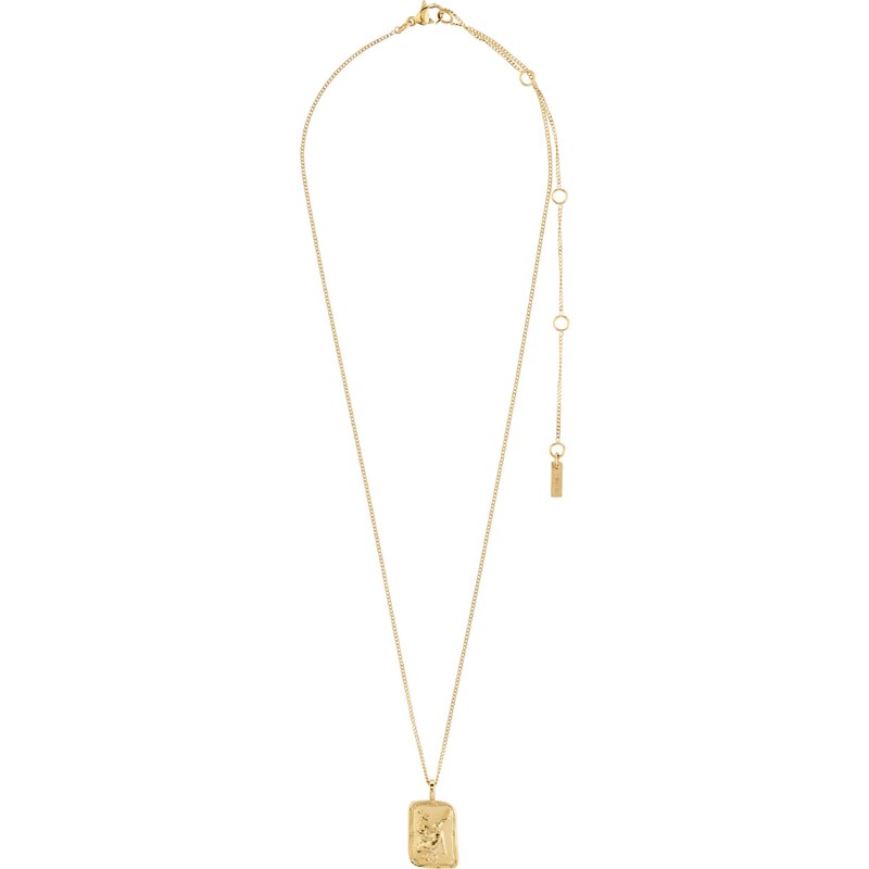 Pilgrim Retiazka Zodiac Sign Virgo zlatá / priehľadná 58178819