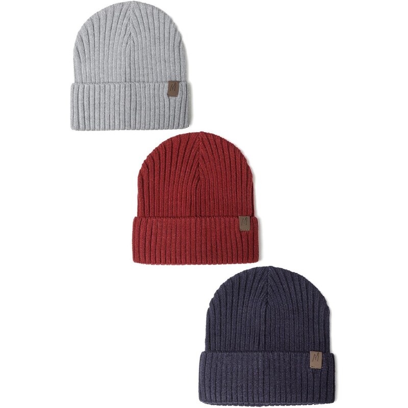 MINOTI Čiapky modrá / sivá / červená 58178887