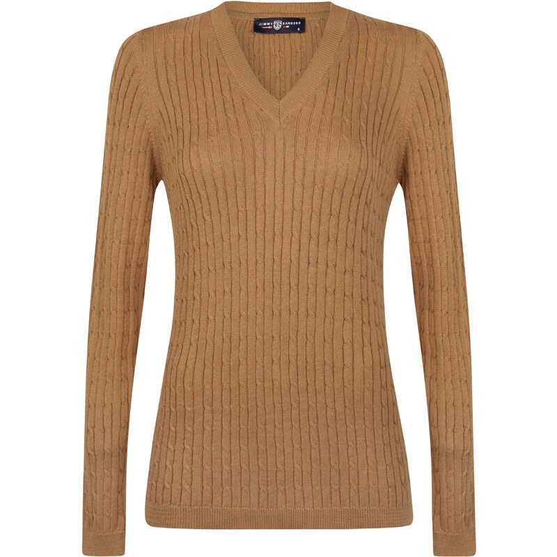 Jimmy Sanders Sveter farba ťavej srsti 58423435