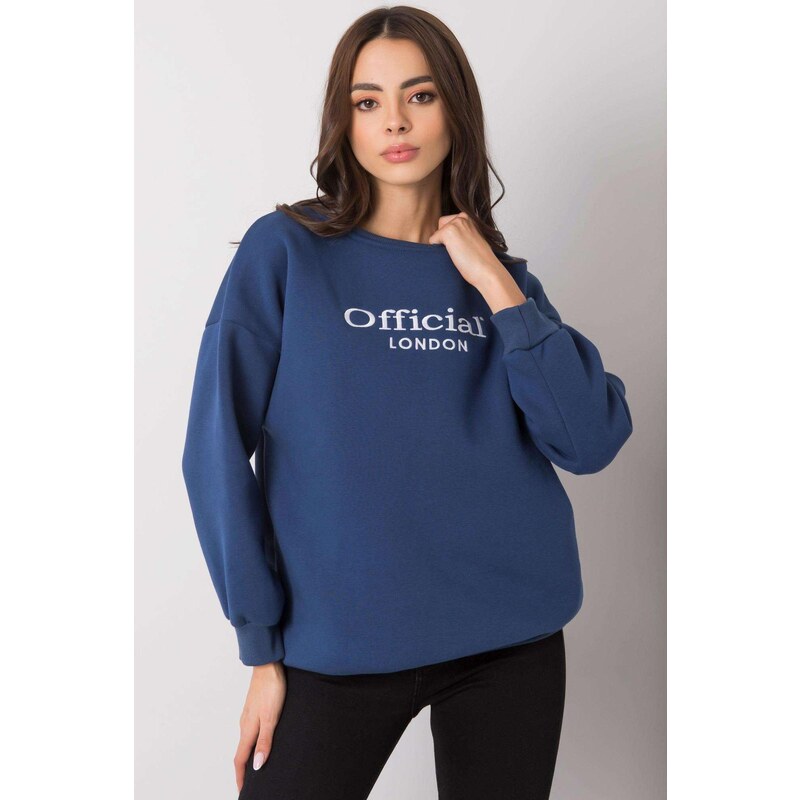 MladaModa Mikina Cherbourg bez kapucne námornícka modrá 58181321