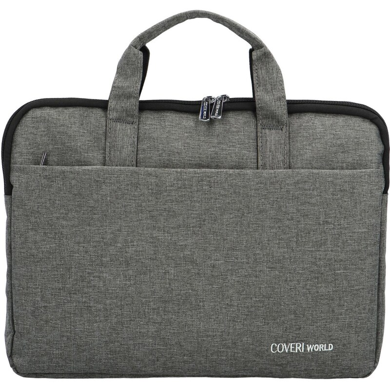 Trendy pánska business taška Coveri Braden, šedá 64831746