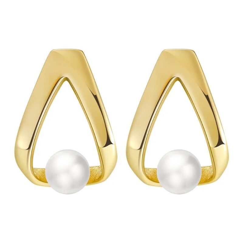 MAJYA Strieborné náušnice ADRIANE pozlátené 11172 64582145