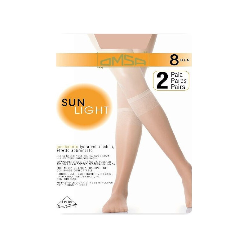 Dámske podkolienky Omsa | Sun Light 8 deň A`2 35527629