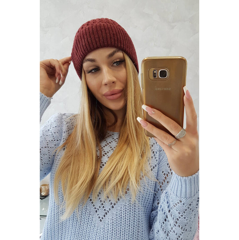 K-Fashion Tenký uzáver Grace K211 bordó 58190123