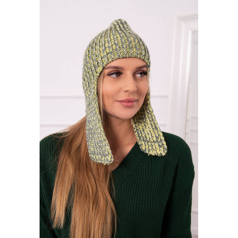 K-Fashion Dámska klapka na uši Jana K314 žltá 58190161