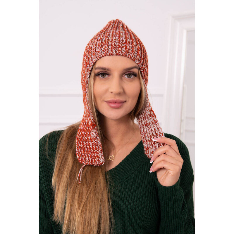 K-Fashion Dámska klapka na uši Jana K314 červená 58190162