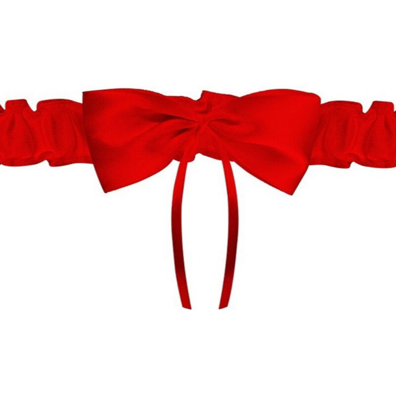 Dámske podväzky PW 48 Red - Julimex 58310236