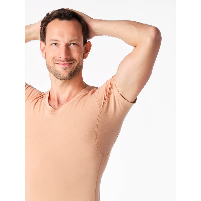 Pánske antibakteriálne neviditeľné tričko zdvojené podpazušie CITYZEN 48202364