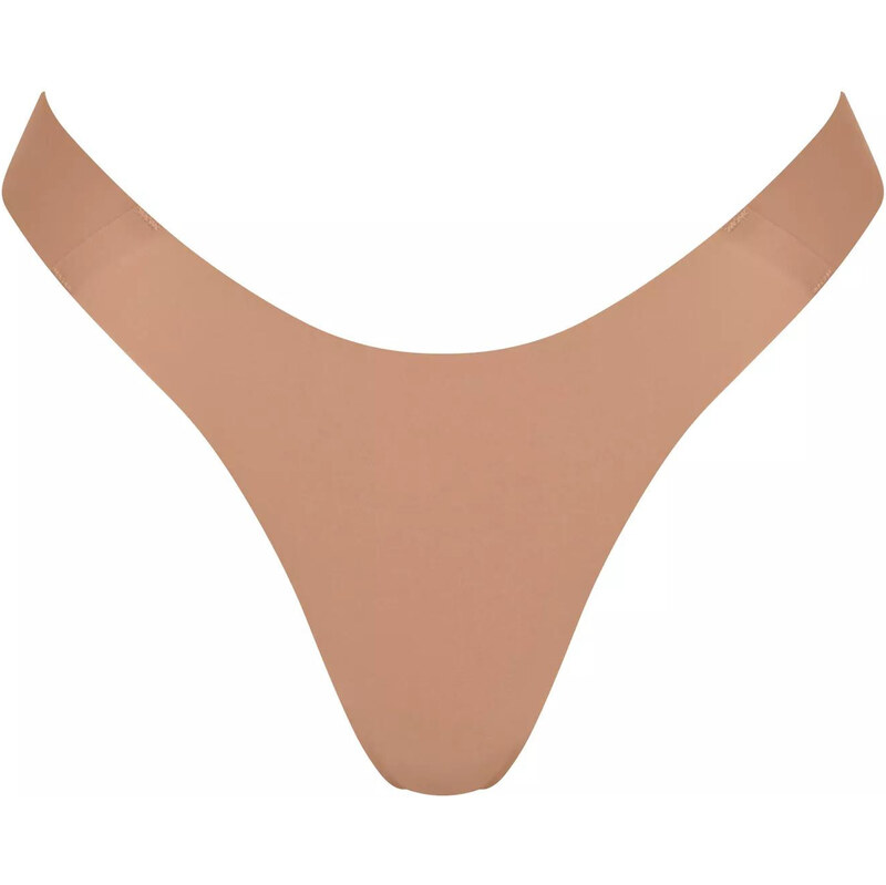 Dámske tangá ZERO Feel 2.0 Tiny - BROWN - hnedá 00CM - SLOGGI 61447249
