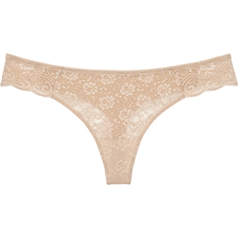 Dámske tangá Amourette Hipster String - YELLOW - light beige 0026 - 61297203