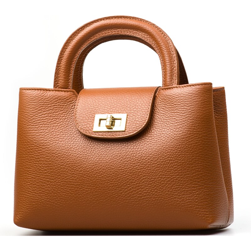 Blaire Kožená kabelka Azalea koňakovo hnedá 64987618