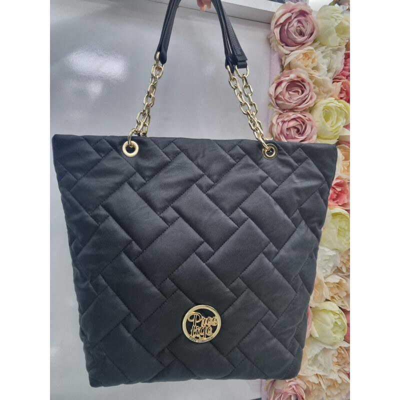 E-shop Katrins Fashion Štýlová čierna Kabelka elegantná na plece