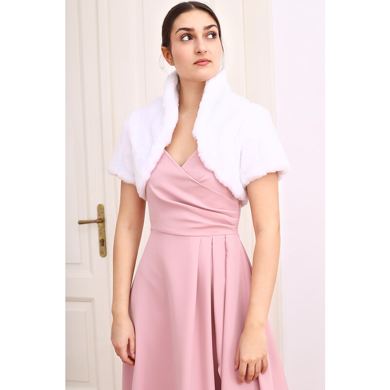 Glara Krátke kožušinové bolerko 60121554