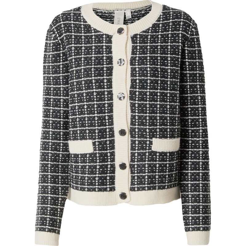YAS Kardigán béžová / čierna 58412432